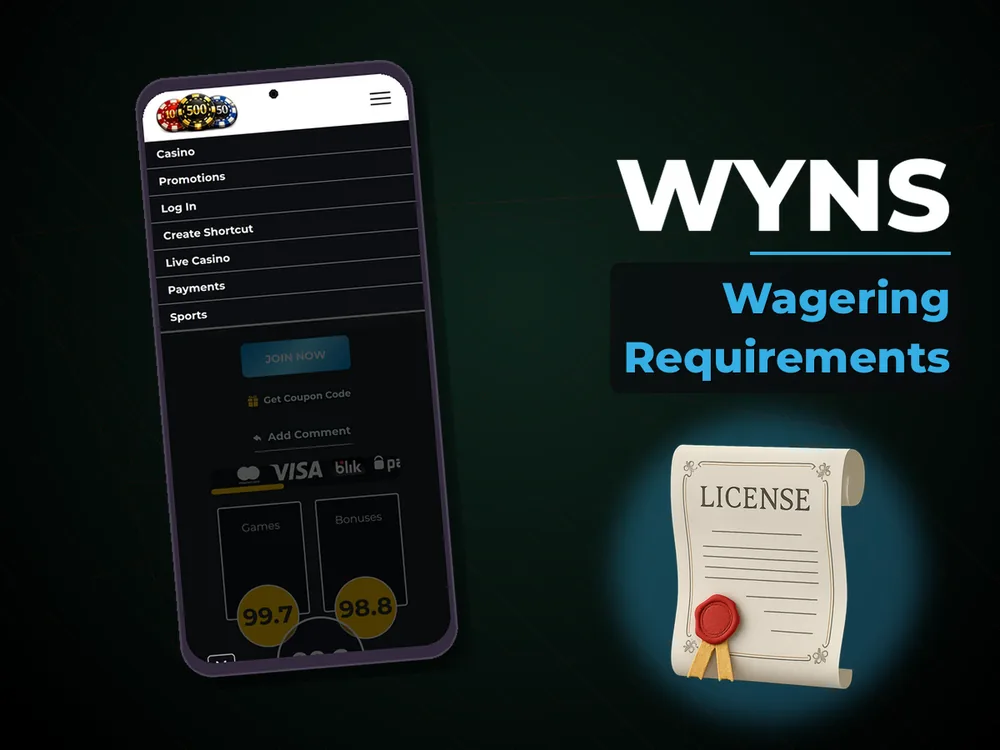 Wyns - Wagering Requirements