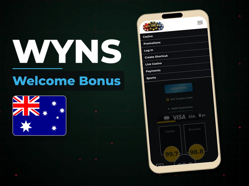 Wyns - Welcome Bonus