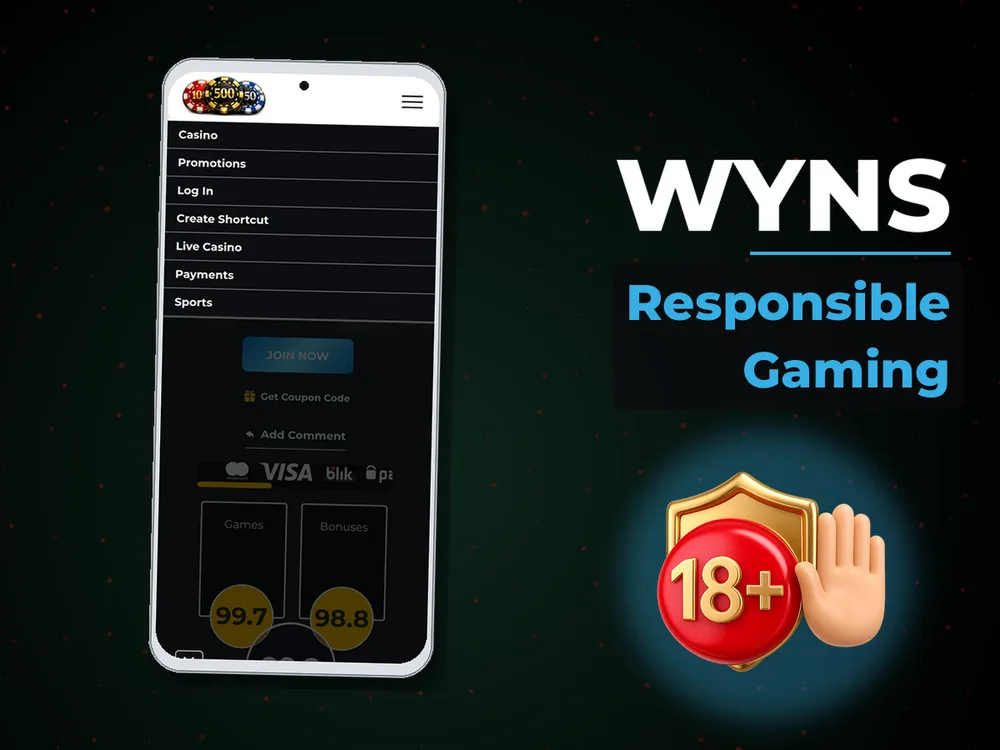 Wyns - Responsible Gaming